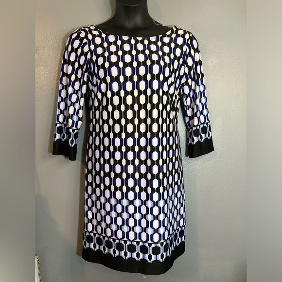 AB Studio stretch 3/4 sleeve dress - Picture 1 of 5